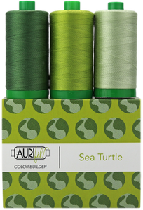 Sea Turtle Aurifil 40 wt 2021 Color Builders Thread Box