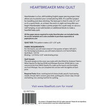 Load image into Gallery viewer, Heartbreaker EPP Quilt Kit (Cardstock Templates) - Libs Elliott