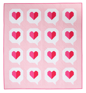 I Heart You Quilt Pattern by Then Came June + Paper Patterns