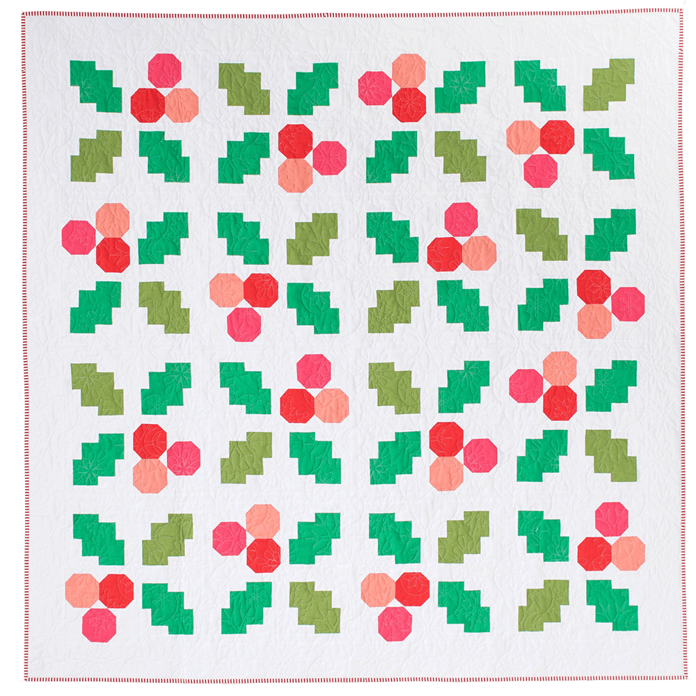 Holly Jolly Quilt Pattern by Then Came June + Paper Patterns