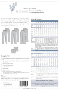 Dawn Jeans 4 in 1 Jean Pattern Set - Megan Nielsen Patterns