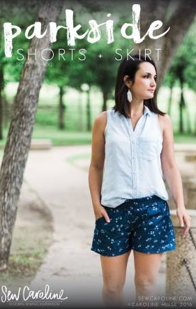 Parkside Shorts and Skirt Pattern - Sew Caroline