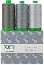 Load image into Gallery viewer, Sumatran Elephant Aurifil 40 wt 2021 Color Builders Thread Box