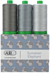 Sumatran Elephant Aurifil 40 wt 2021 Color Builders Thread Box