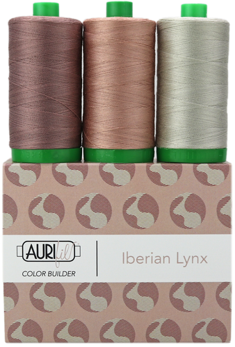 Iberian Lynx Aurifil 40 wt 2021 Color Builders Thread Box
