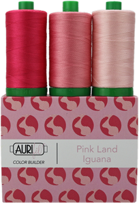 Pink Land Iguana Aurifil 40 wt 2021 Color Builders Thread Box