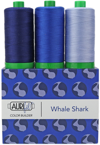 Whale Shark Aurifil 40 wt 2021 Color Builders Thread Box