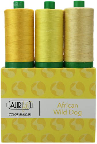 African Wild Dog Aurifil 40 wt 2021 Color Builders Thread Box
