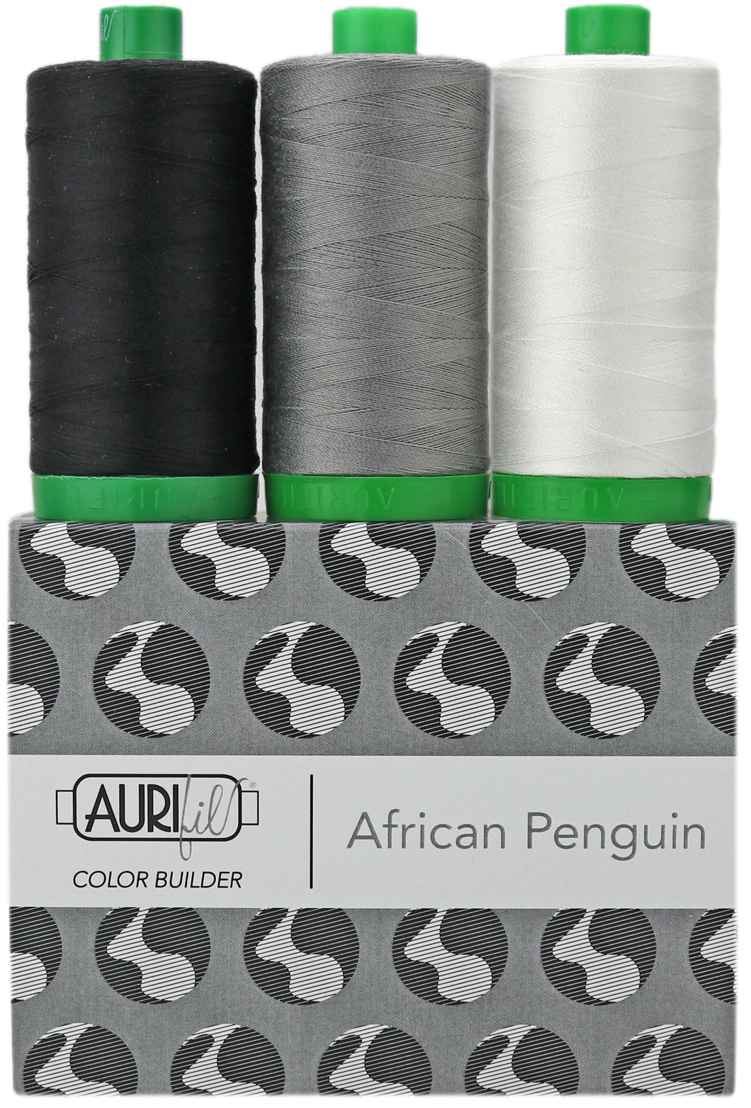 African Penguin Aurifil 40 wt 2021 Color Builders Thread Box