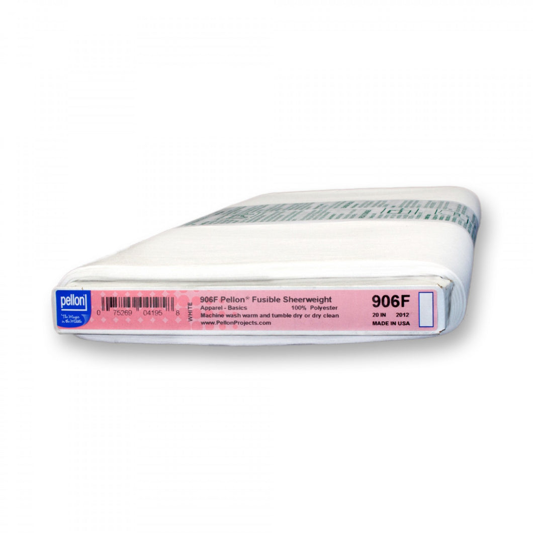 Pellon 906F Fusible Sheerweight Fusible Interfacing 20'' White