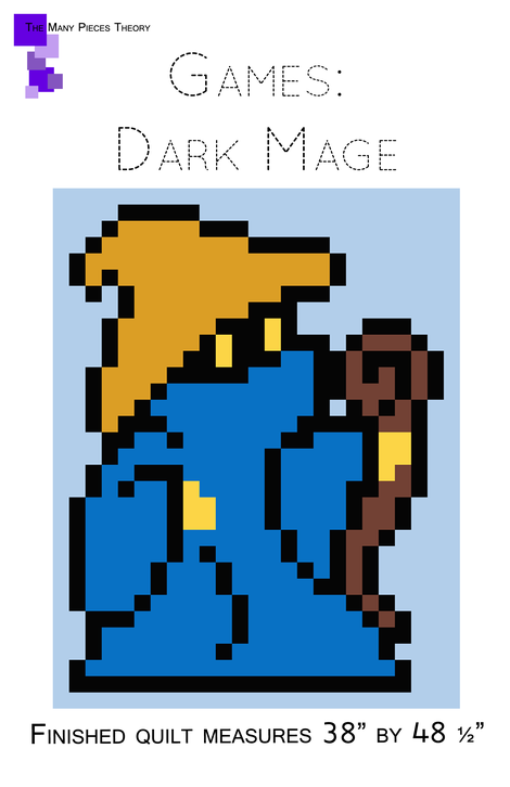 Games Dark Mage Quilt Pattern  - Many Pieces Theory
