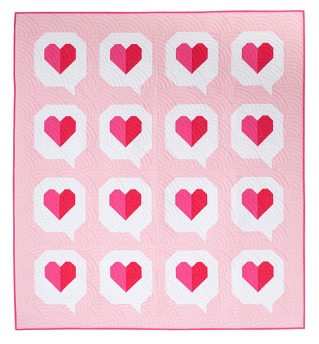 I Heart You Quilt Pattern by Then Came June + Paper Patterns
