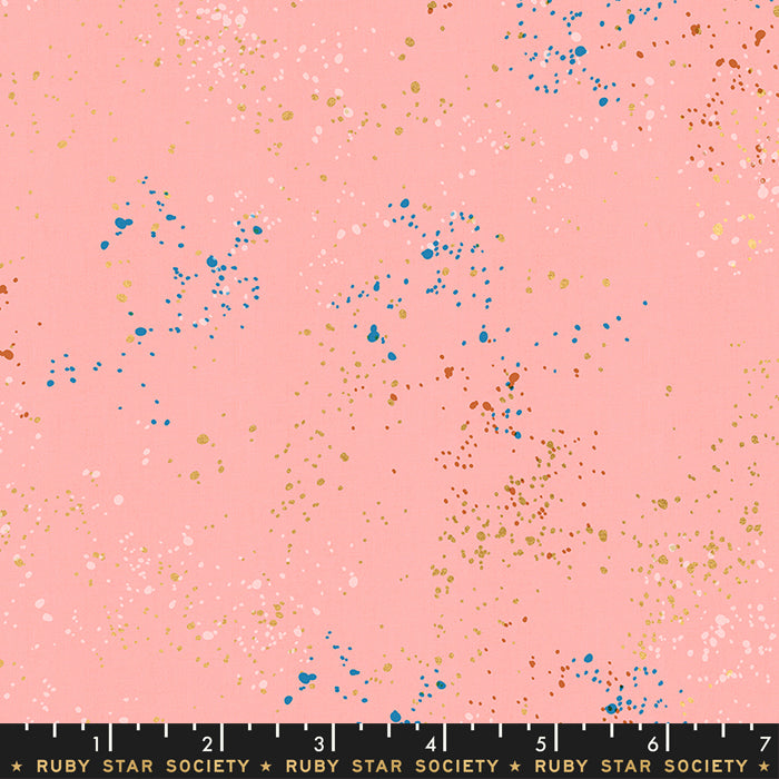 Metallic Candy Pink - Ruby Star Society - Rashida Coleman Hale - Speckled - RS5027 37M