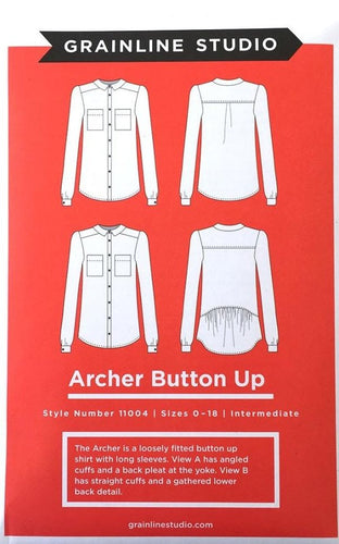 Archer Button Up Pattern - Grainline Studio