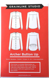 Archer Button Up Pattern - Grainline Studio