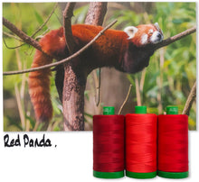 Load image into Gallery viewer, Red Panda Aurifil 40 wt 2021 Color Builders Thread Box